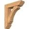 Ekena Millwork Imperial Slat Smooth Bracket w/ Offset Brace, Western Red Cedar, 7 1/2"W x 28"D x 32"H BKT0806X28X32IMP06SWR - alternate 1